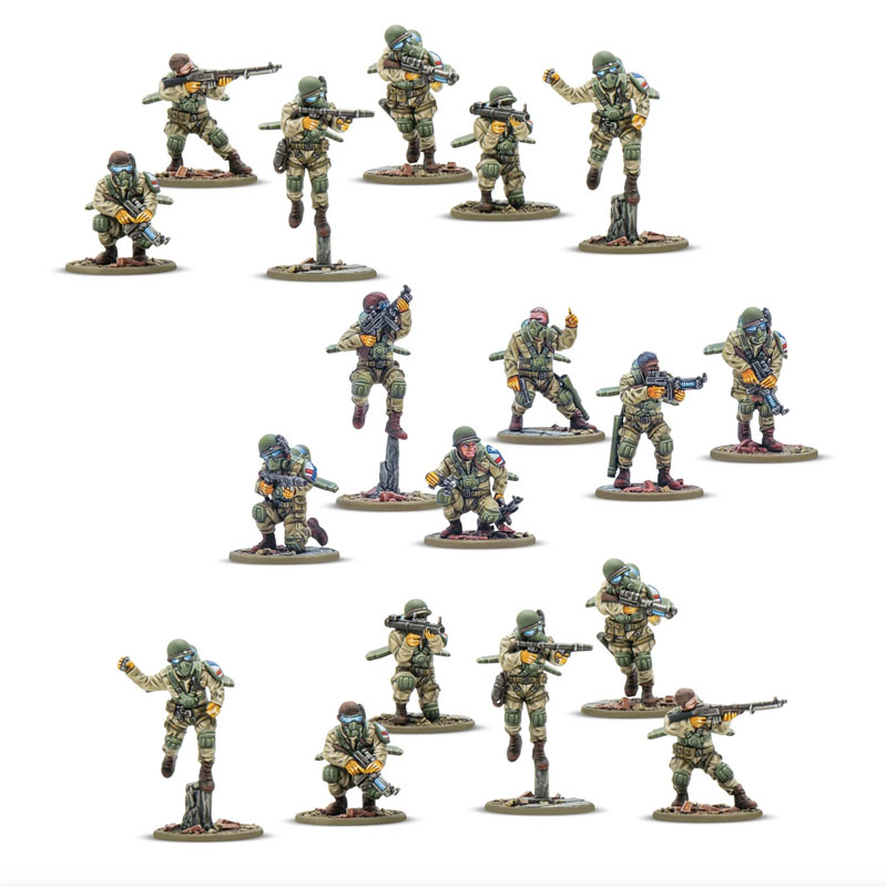 Warlord Games Konflikt ’47 - Firefly Airborne Infantry Set