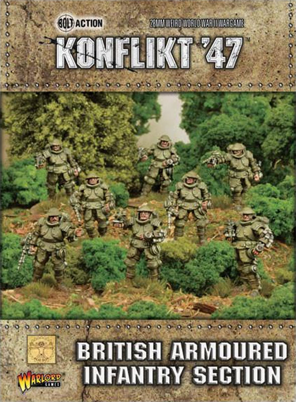 Warlord Games Konflikt 47 - British Armoured Infantry Section