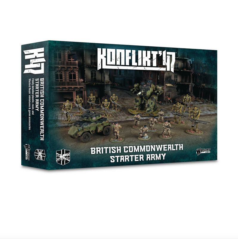 Warlord Games Konflict 47 British Commonwealth Starter Army