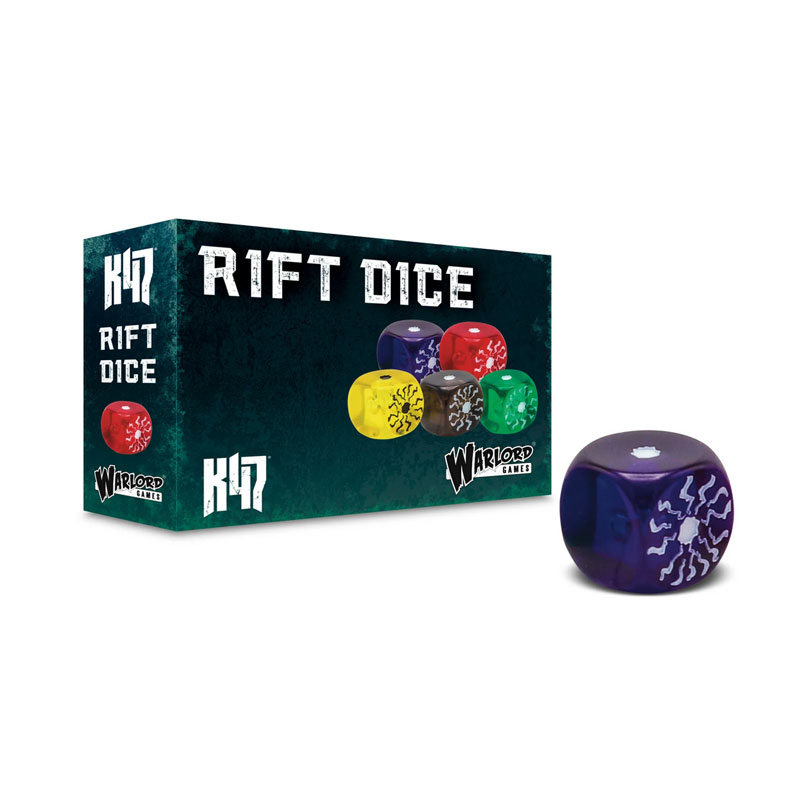Warlord Games Konflikt 47 - Rift Dice Blue