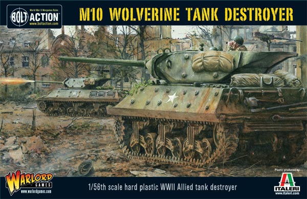 WWII U.S. M10 Tank Destroyer/Wolverine (Plastic Box)