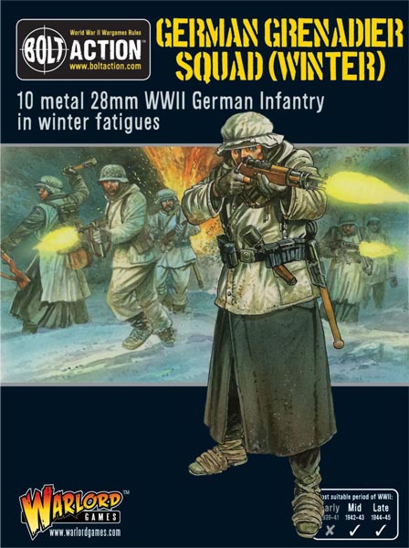 WWII German Grenadiers in Winter Clothing