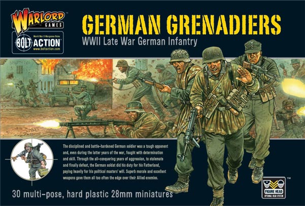 WWII German Grenadiers Late War Infantry