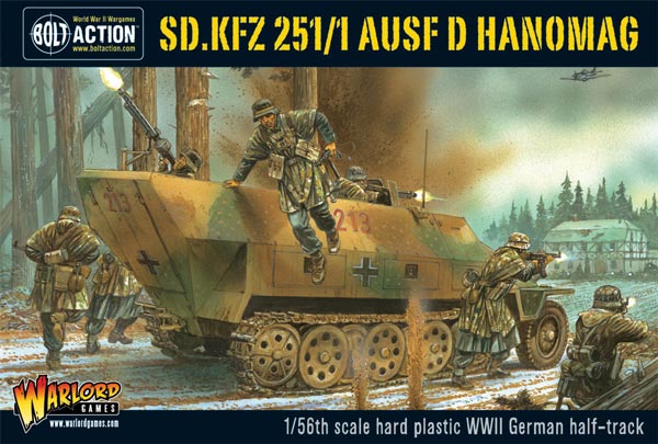WWII German Sd.Kfz 251/1 Ausf D Hanomag