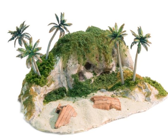 Scene-A-Rama Landscapes Shipwrecked Diorama Kit