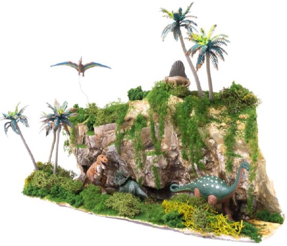Simulated Dead Tree Stump Prehistorical Landscape Scene Dinosaur Scene Kits 