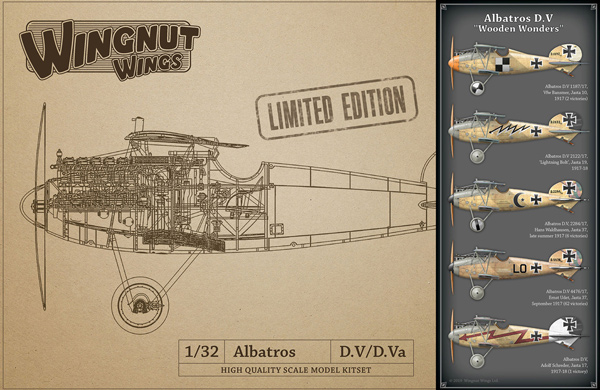 Albatros D.V Wooden Wonders - LIMITED EDITION