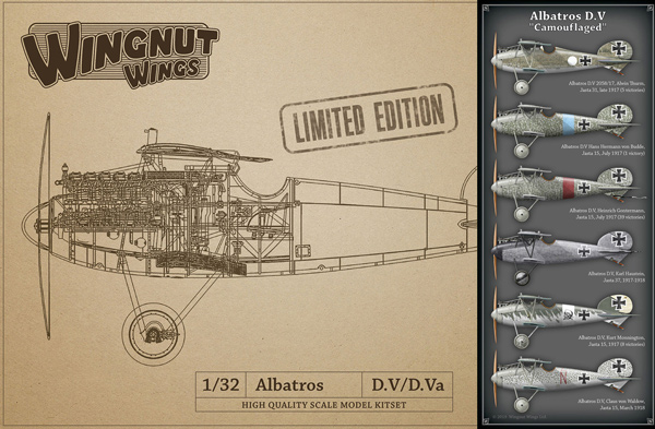 Albatros D.V Camouflaged - LIMITED EDITION