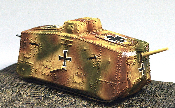 WWI German Sturmpanzerwagen A7V Mephisto July 1918