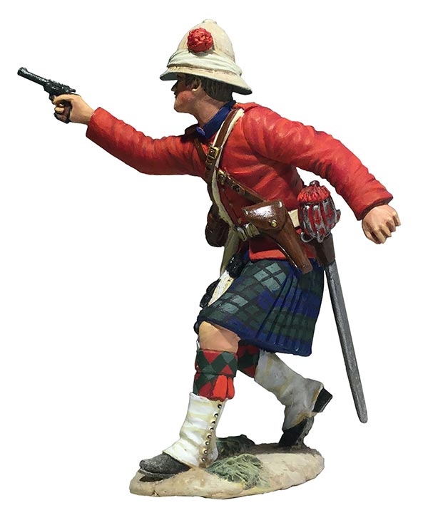 42nd Highlander Company Officer Firing Pistol