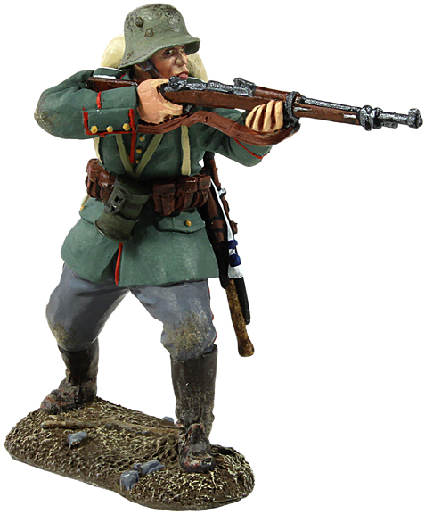 WWI German Infantry 1916-18 Advancing Firing