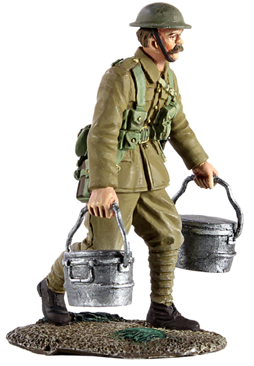 W Britain 23051 British Infantry With A Cup Of Tea WWI 1/30 Scale Toy Soldier 