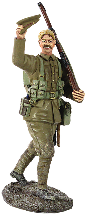 W Britain 23051 British Infantry With A Cup Of Tea WWI 1/30 Scale Toy Soldier 