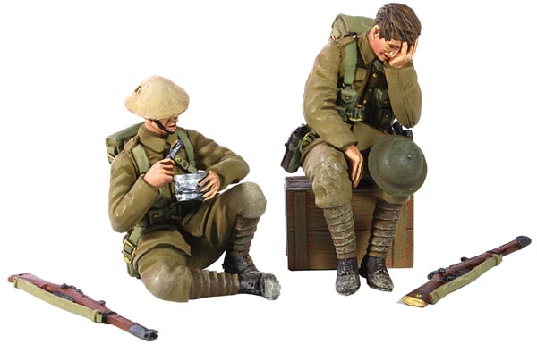 World War I 1916-18 German Infantry Running w/ Grenade Bags #1 23056 W Britain 