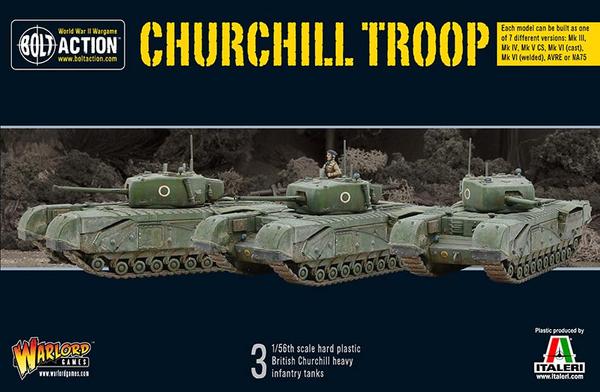 WWII British Churchill Troop