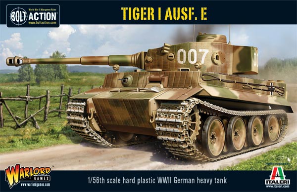 WWII German Tiger I Ausf. E heavy tank plastic box set