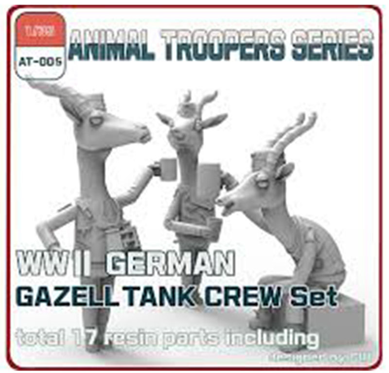 WWII German Gazelle Tank Crew Set