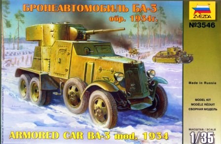 Soviet BA3 Mod. 1934 Armored Car