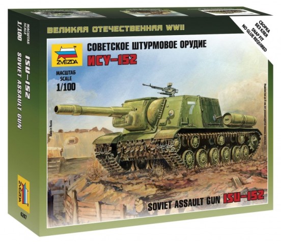 Soviet ISU152 Assault Gun Tank (Snap)