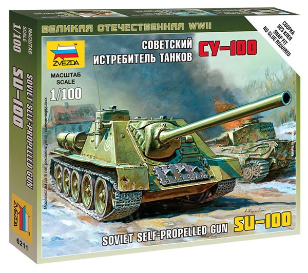 WWII SU-100 Soviet Self-Propelled Gun