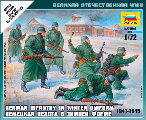 WWII  German Infantry (Winter Uniform)