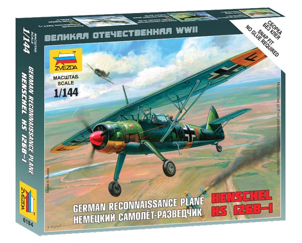 Henschel HS-126 German Reconnaissance Plane WWII