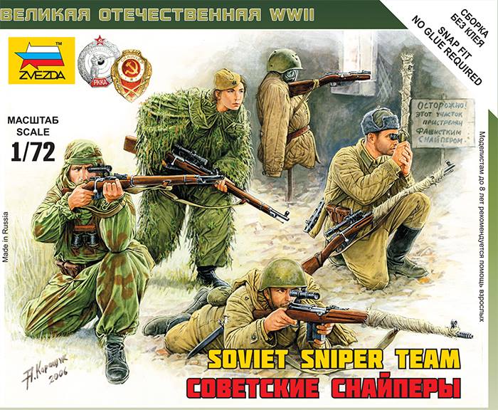 WWII Soviet Sniper (4) (Snap)