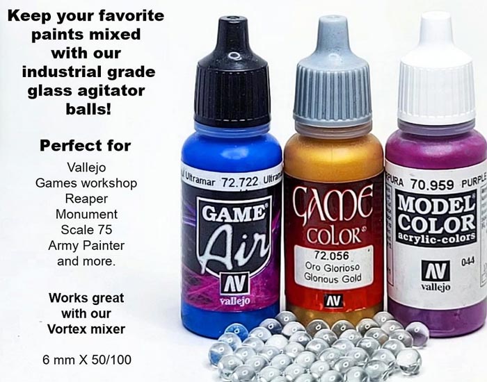 Mini Master Werks Glass Agitator Balls (Industrial Grade)