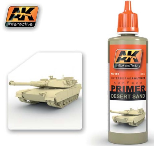 AK Desert Sand Acrylic Primer 60ml Bottle