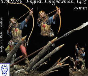 English Longbowman in Agincourt