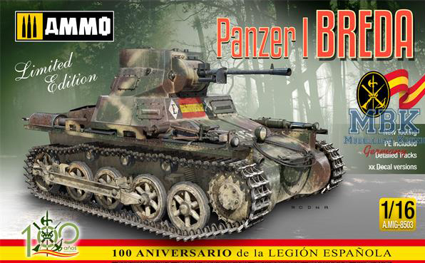 WWII German Panzer I Ausf. A Breda