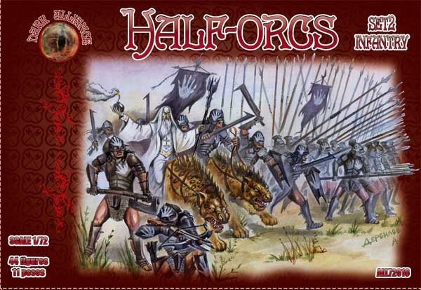Half Orcs Infantry Set #2 Figures