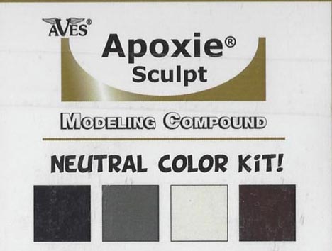 Apoxie Sculpt Color Kit - Neutral Tones