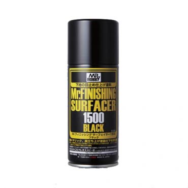 Mr. Finishing Surfacer 1500- Black - Spray - 170ml