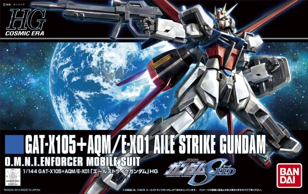 HG Cosmic Era Gundam Seed Series: NO.171 GATX105 + AQM/EX01 Aile Strike Gundam