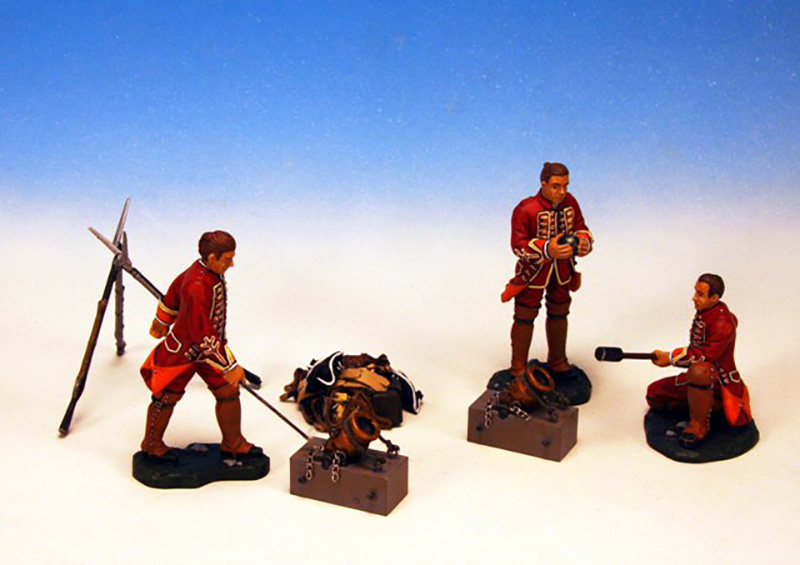 2 BRITISH COEHOM MORTARS AND CREW #BGG3-1 AVAILABLE OOP