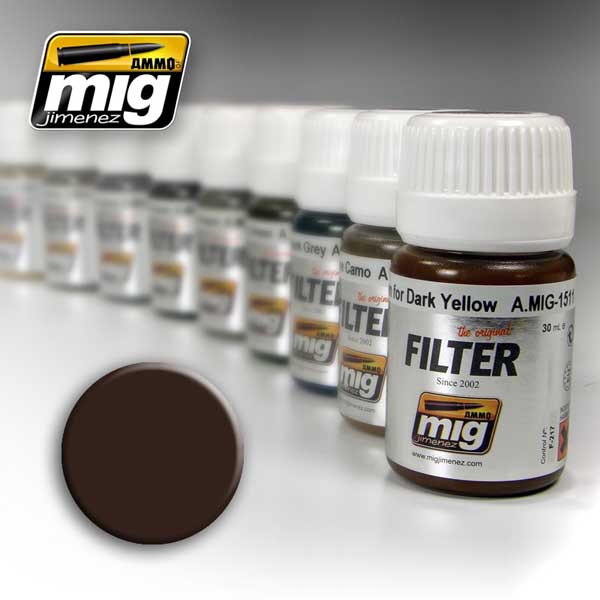 Enamel Filters: Brown Filter For Dark Yellow