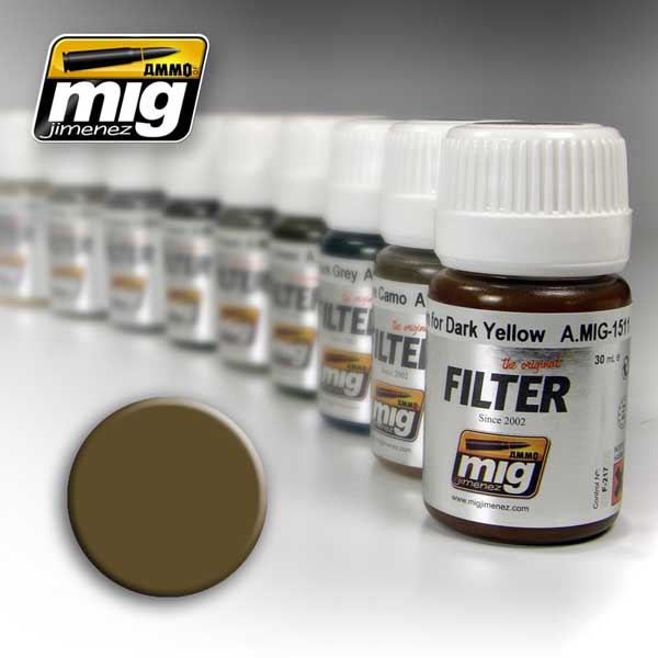 Enamel Filters: Brown Filter For Desert Yellow