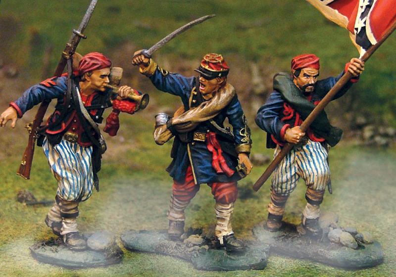 CSA WHEATS TIGER ZOUAVES COMMAND #CS00294-1 AVAILABLE OOP