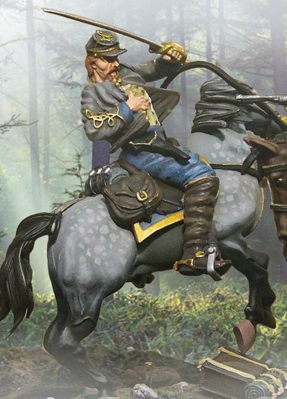 CSA MOUNTED CAPTAIN LATANE #CS00330-1 AVAILABLE OOP