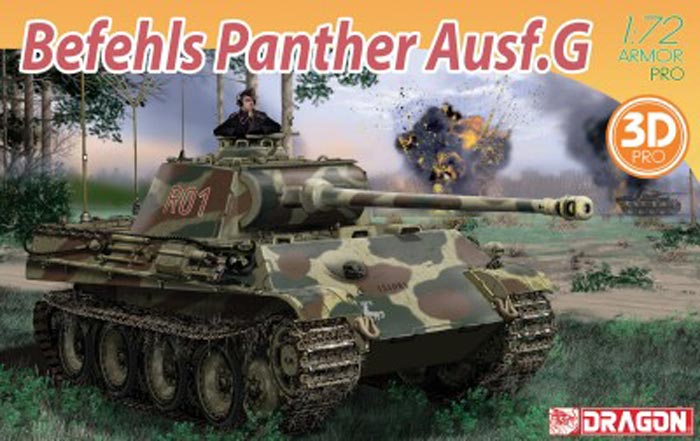 WWII German Befehls Panther Ausf G Tank