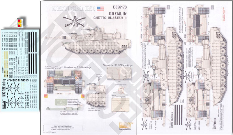 M1A2 Tusks Gremlin/Ghetto Blaster II in Iraq