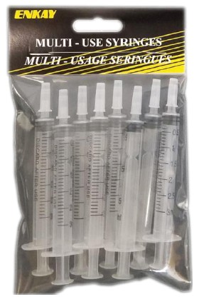 3ml Multi-Use Straight Tip Syringes