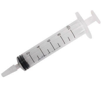 10ml Small Multi-Use Straight Tip Syringes (6)