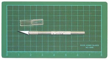 5.5in x 9in Self-Healing Cutting Mat & #1 Knife w/Cap