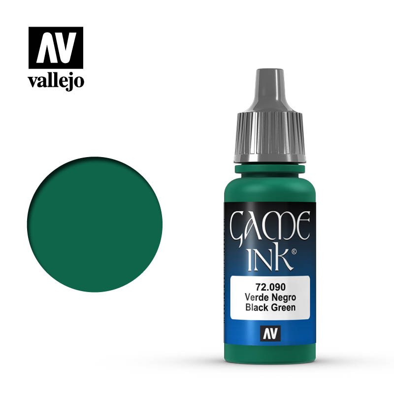 Game Color Black Green Ink