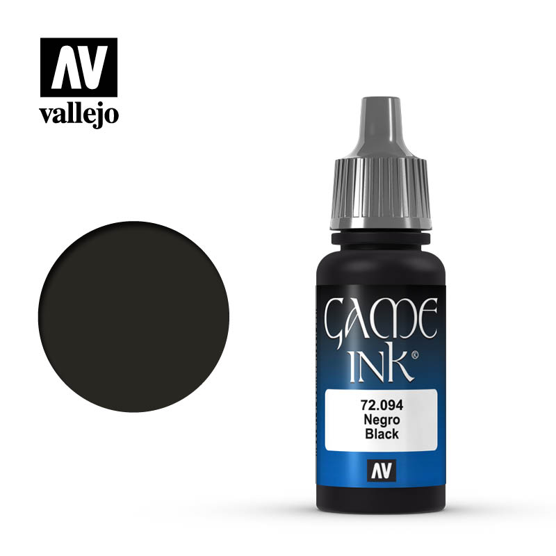 Game Color Black Ink