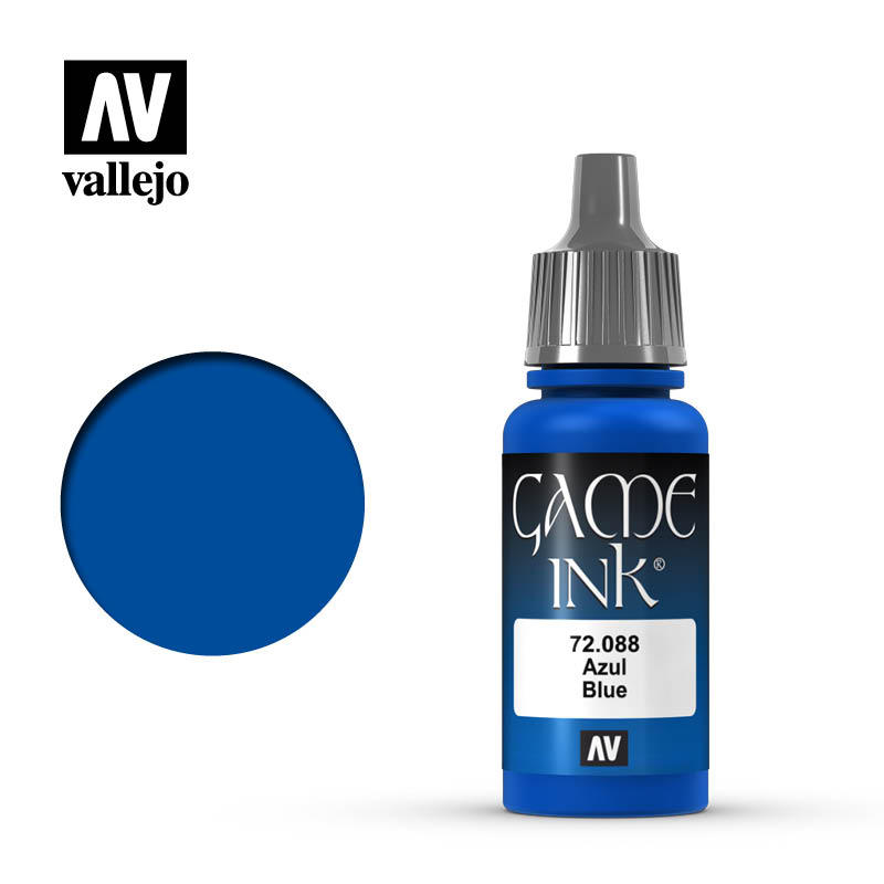 Game Color Blue Ink