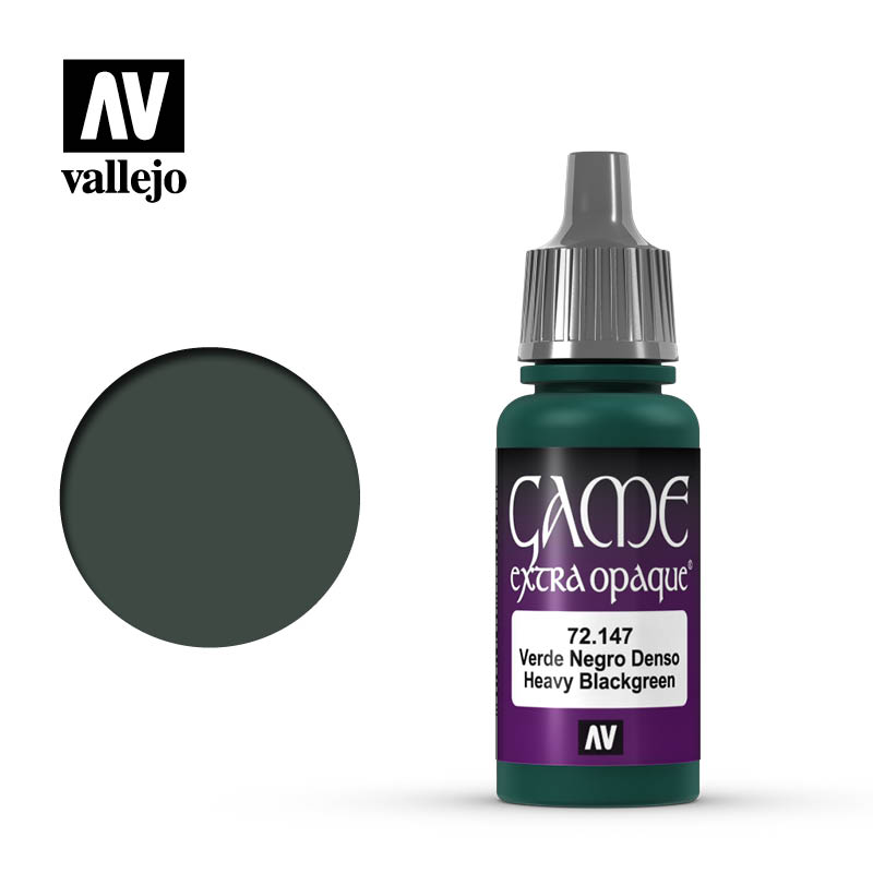 Game Color Extra Opaque Heavy Black Green
