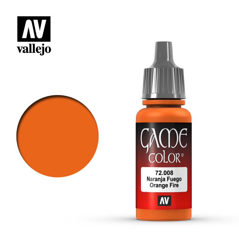 Game Color Orange Fire